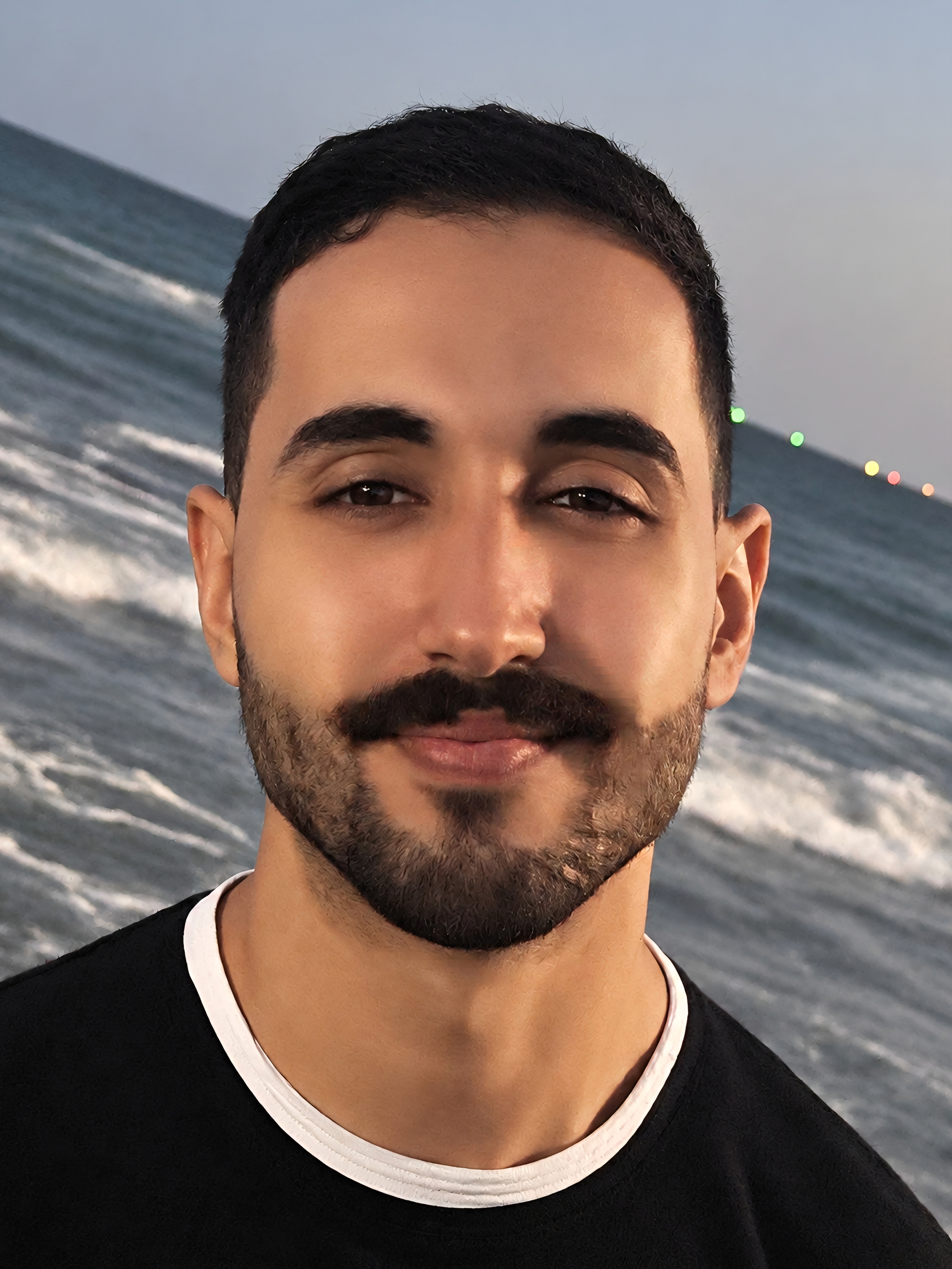 Portrait of Muhammad Abdulsalam by the sea